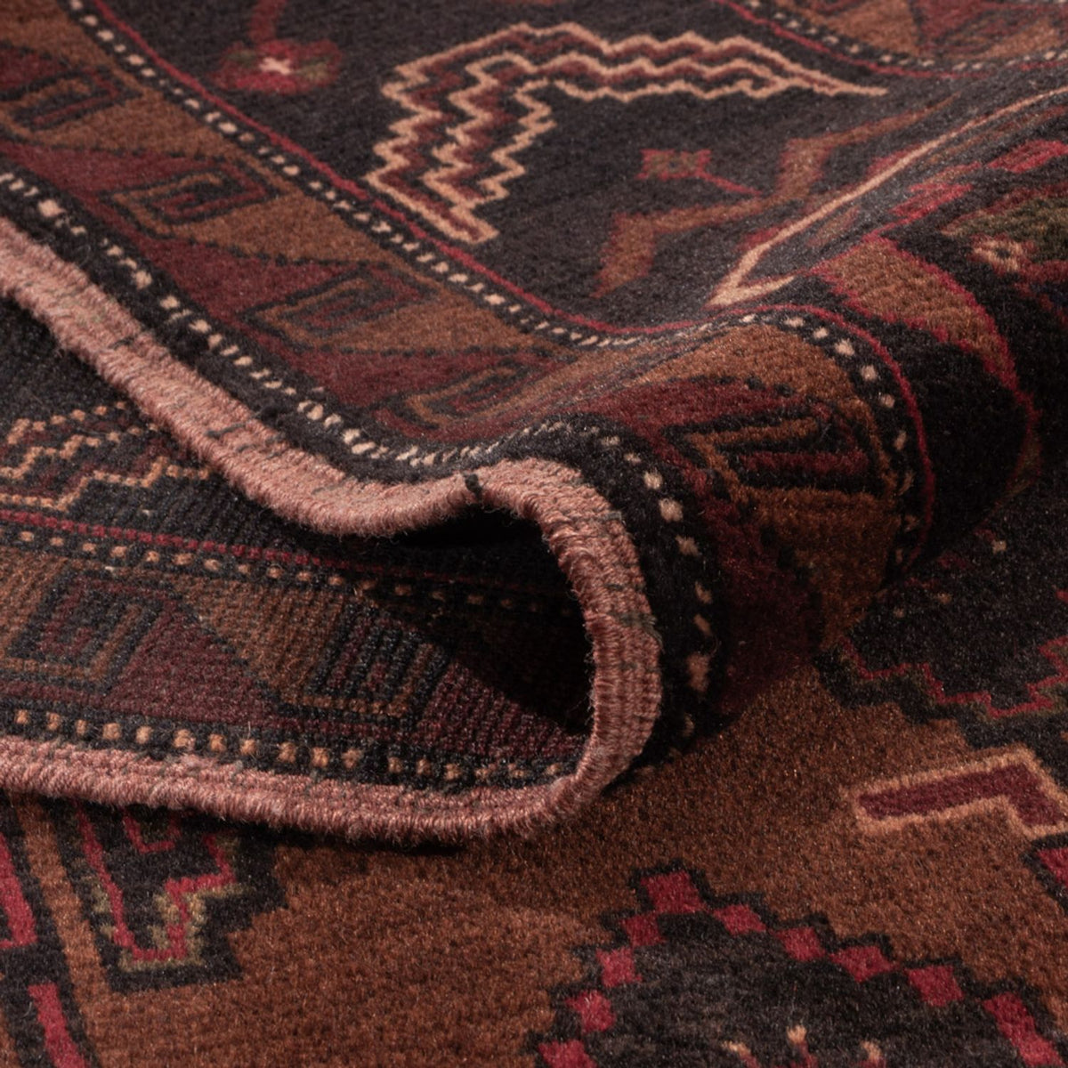 Baluch-matta - 195 x 119 cm - flerfärgad