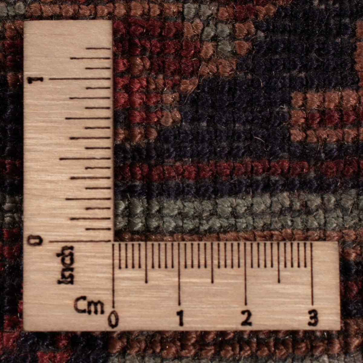 Baluch-matta - 200 x 122 cm - mörkröd