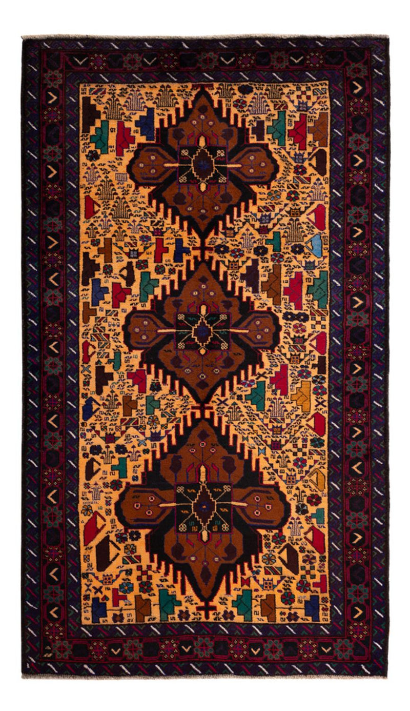 Baluch-matta - 197 x 116 cm - beige