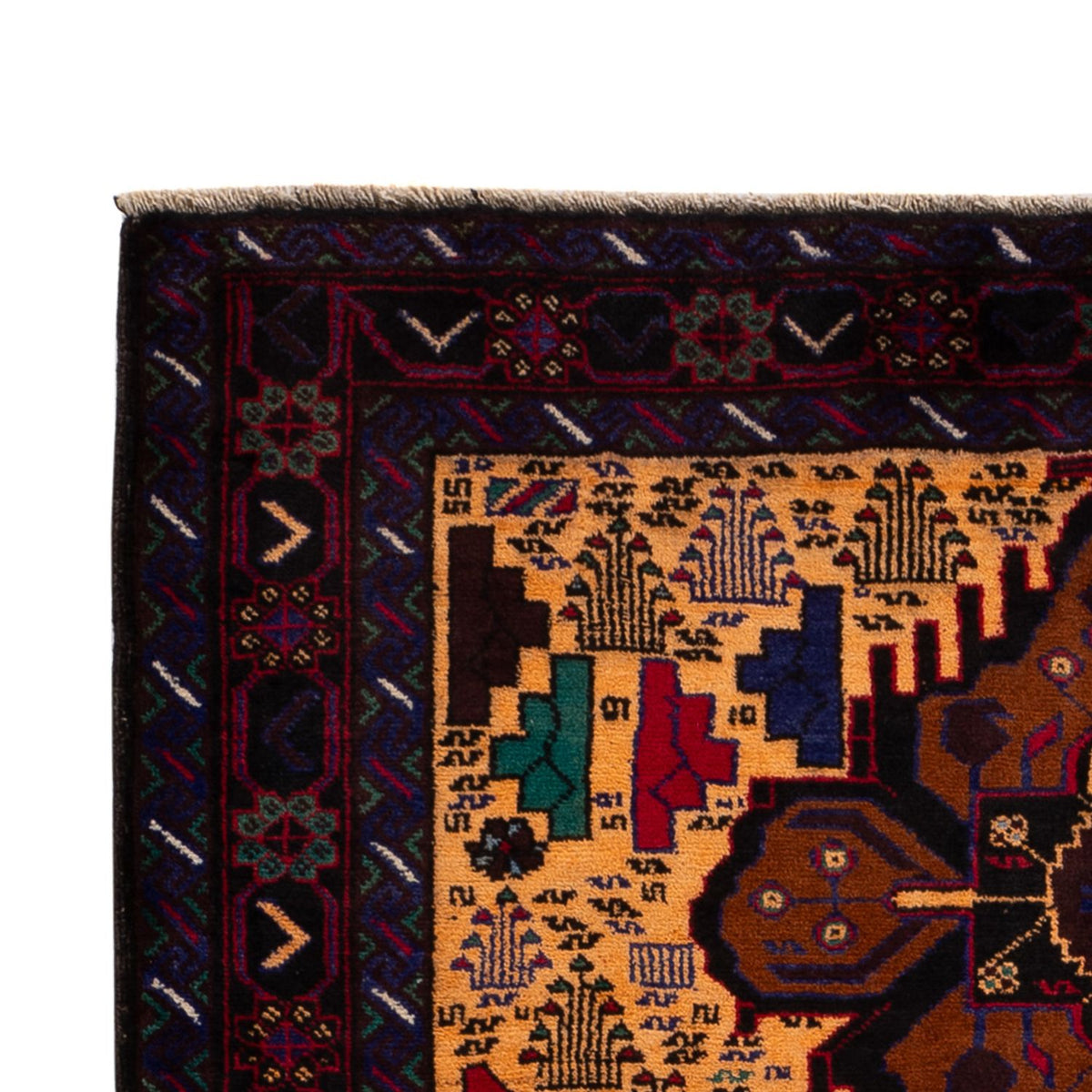 Baluch-matta - 197 x 116 cm - beige