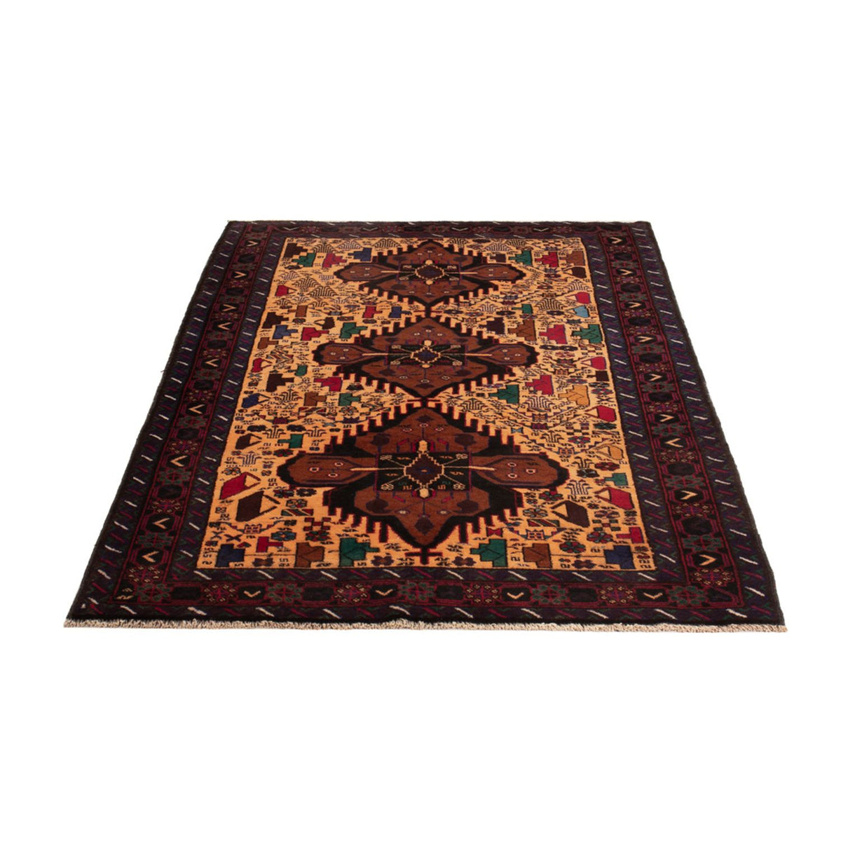 Baluch-matta - 197 x 116 cm - beige