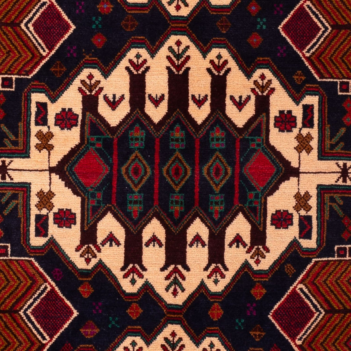 Baluch-matta - 190 x 115 cm - ljusbeige
