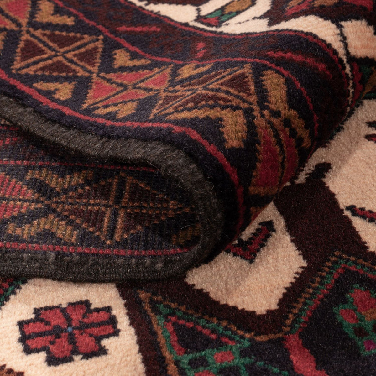 Baluch-matta - 190 x 115 cm - ljusbeige