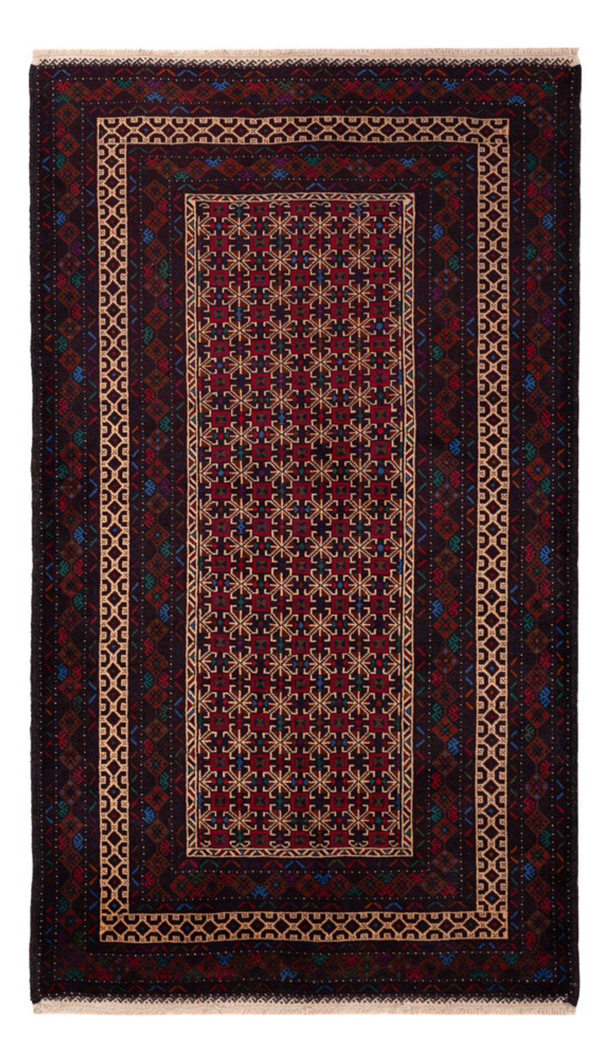 Runner Baluch-matta - 200 x 114 cm - mörkröd
