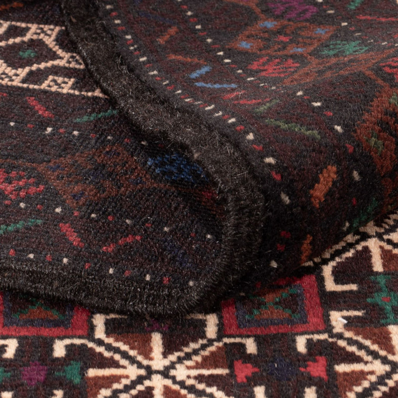 Runner Baluch-matta - 200 x 114 cm - mörkröd