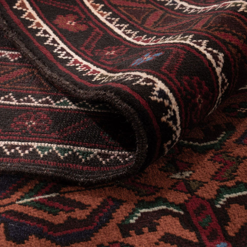 Baluch-matta - 192 x 127 cm - mörkröd