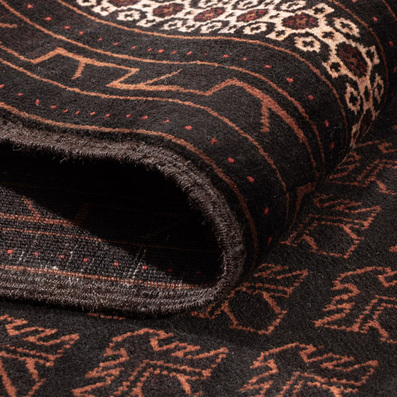 Runner Baluch-matta - 236 x 122 cm - mörkbrun