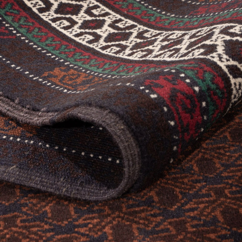 Baluch-matta - 185 x 119 cm - mörkröd