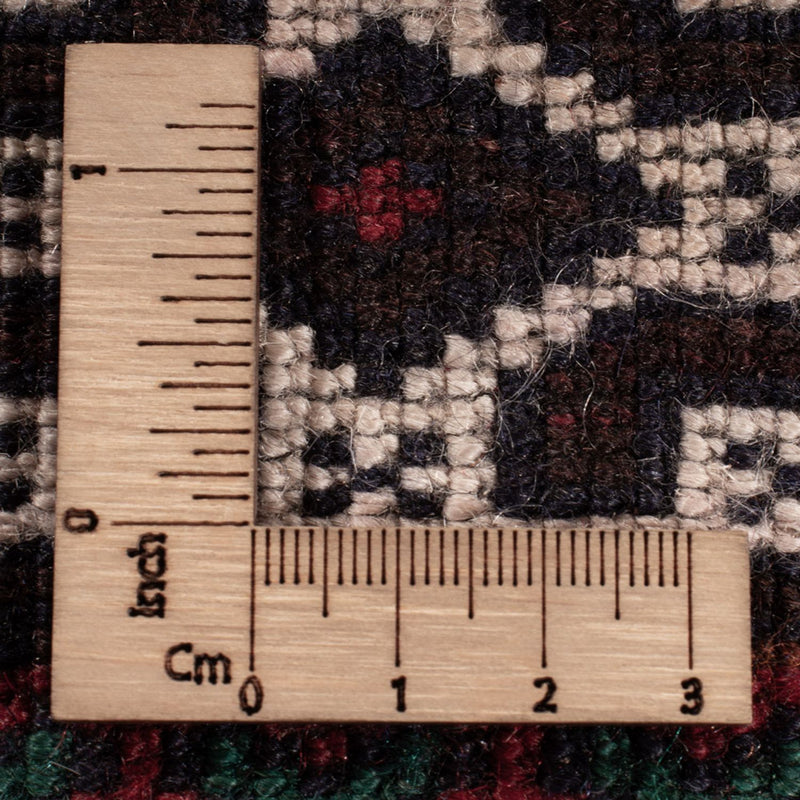 Baluch-matta - 185 x 119 cm - mörkröd