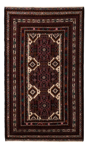 Baluch-matta - 199 x 115 cm - mörk beige
