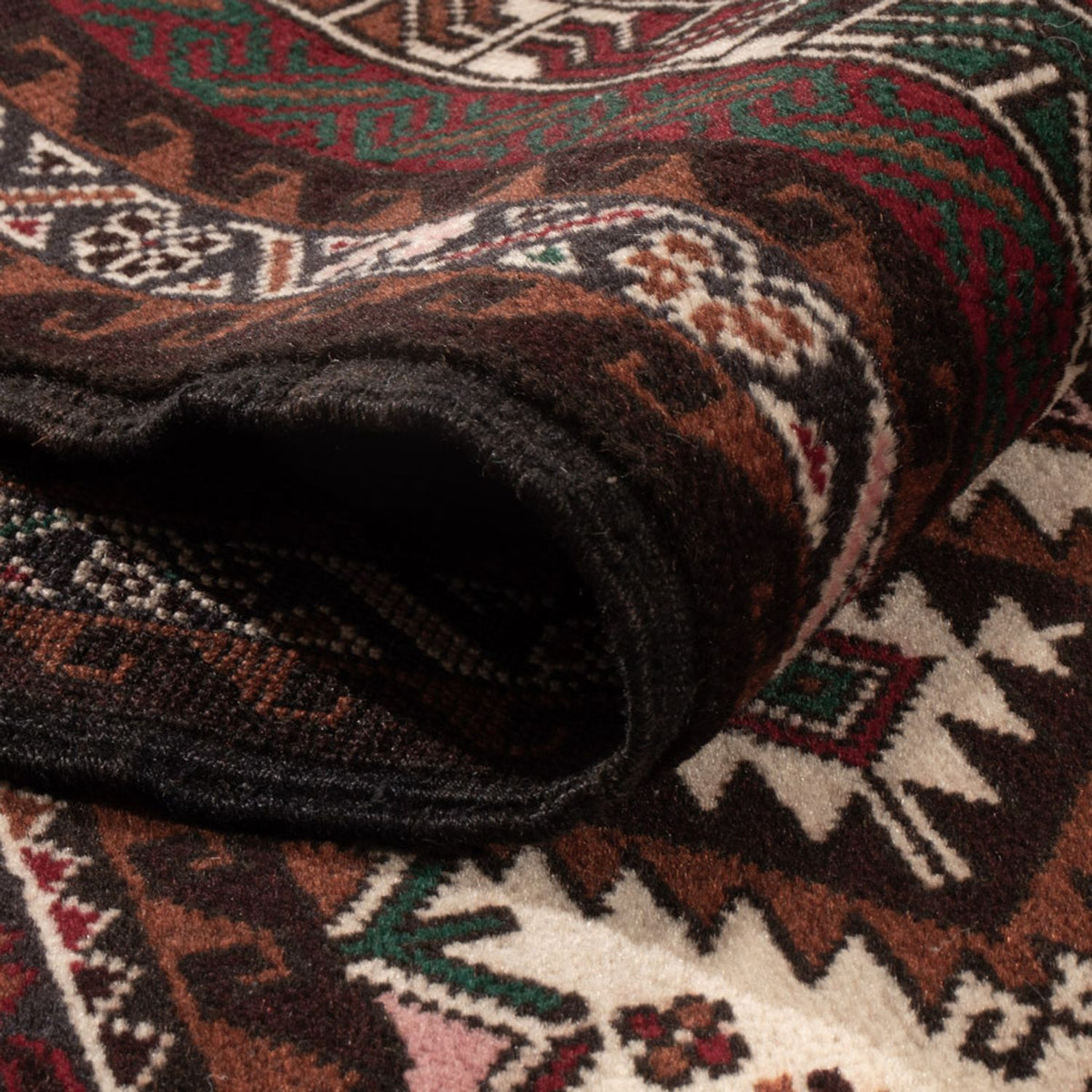 Baluch-matta - 199 x 115 cm - mörk beige