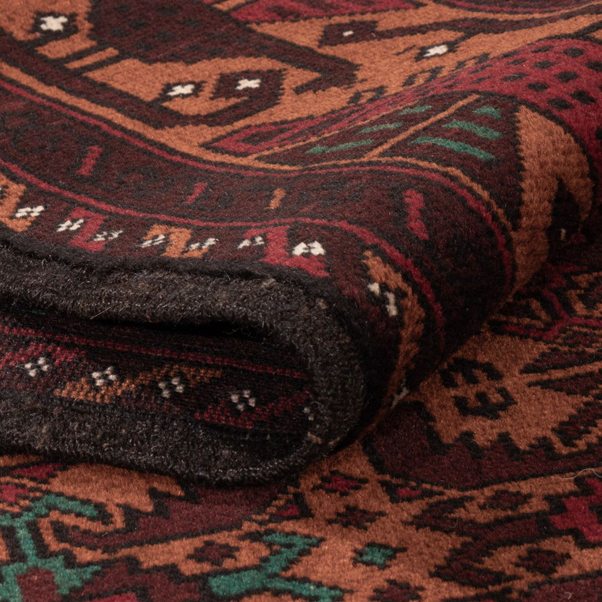 Baluch-matta - 190 x 126 cm - mörkröd