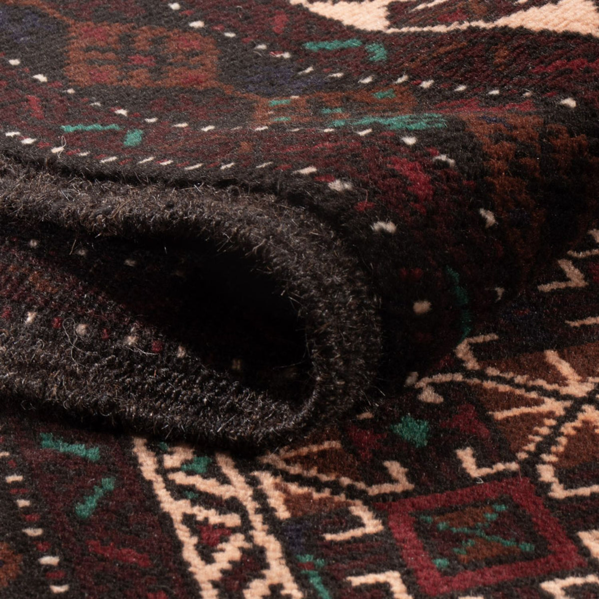 Baluch-matta - 192 x 119 cm - mörk beige