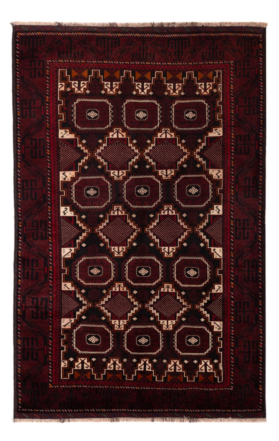Baluch-matta - 192 x 115 cm - mörk beige