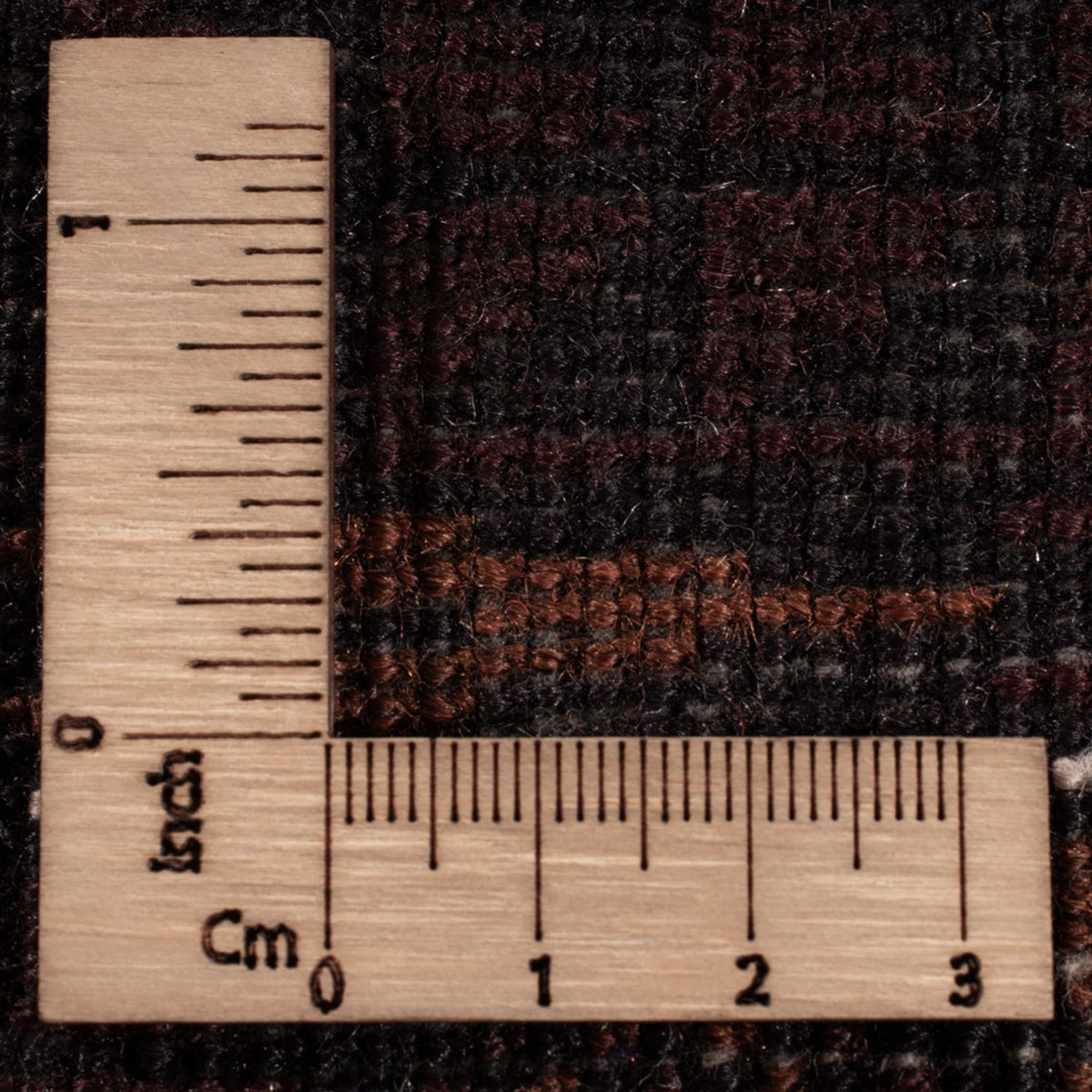 Baluch-matta - 207 x 130 cm - mörkbrun