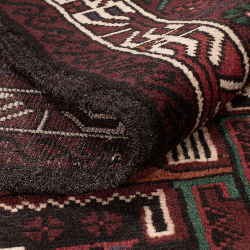 Baluch-matta - 198 x 123 cm - mörkröd