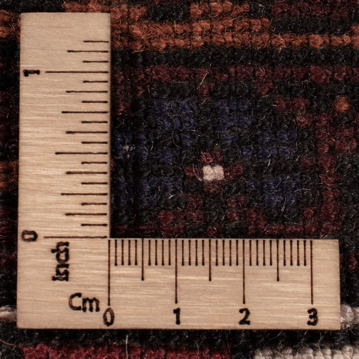 Baluch-matta - 198 x 123 cm - mörkröd