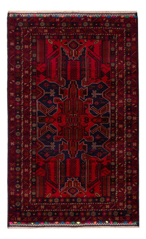 Baluch-matta - 184 x 116 cm - mörkröd