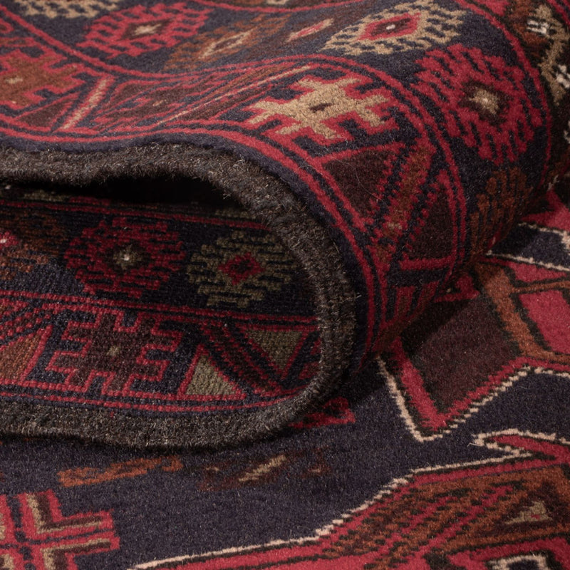 Baluch-matta - 184 x 116 cm - mörkröd