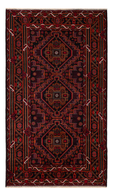 Baluch-matta - 206 x 117 cm - mörkröd