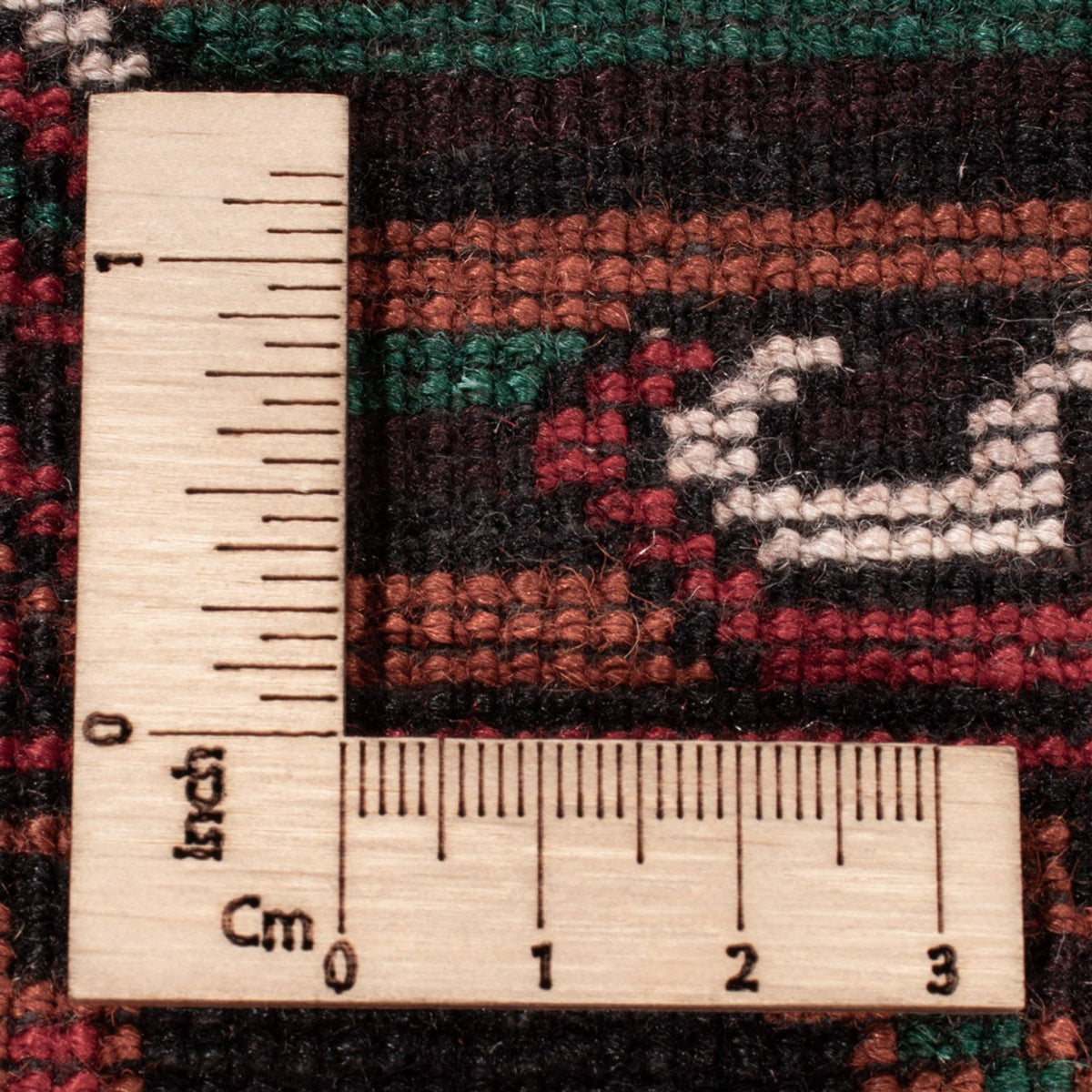 Baluch-matta - 206 x 117 cm - mörkröd