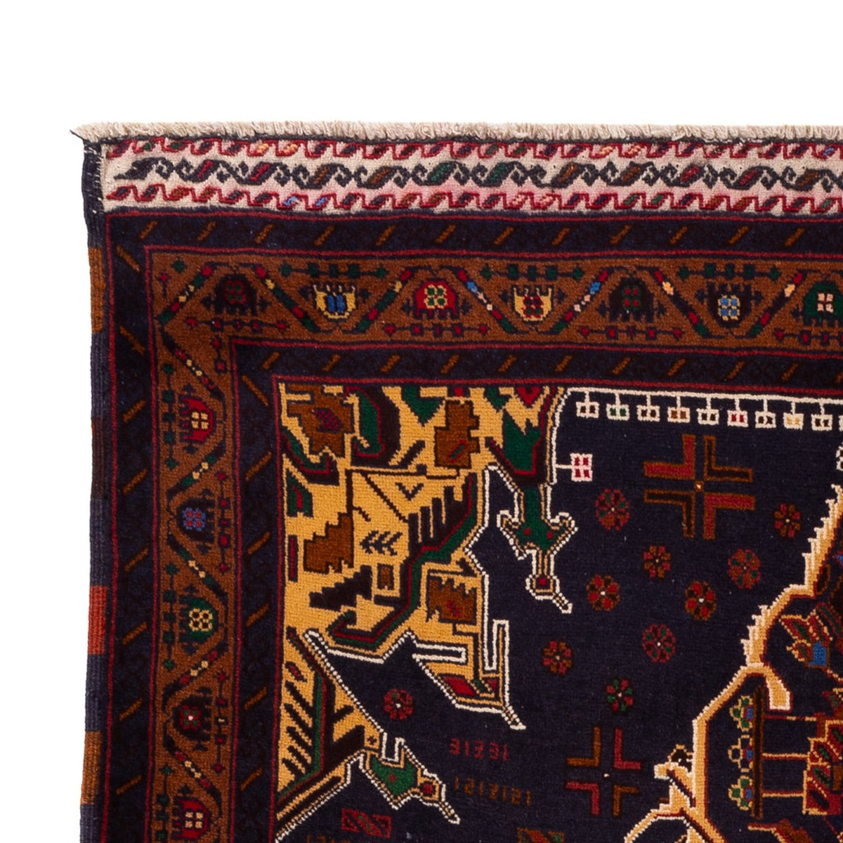 Baluch-matta - 195 x 120 cm - flerfärgad