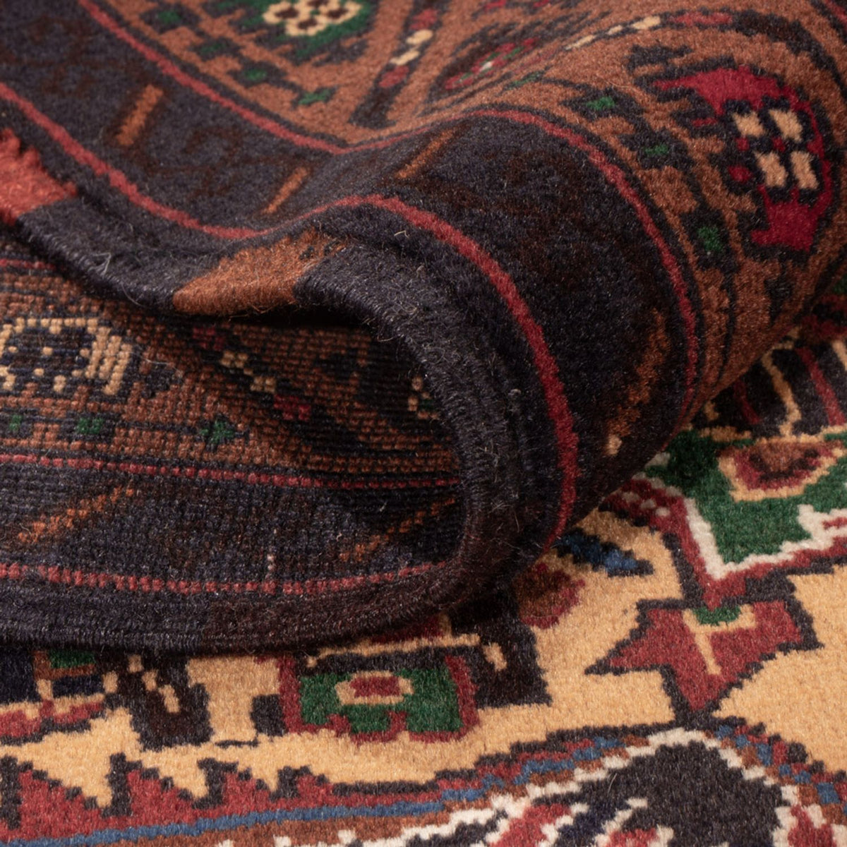 Baluch-matta - 195 x 120 cm - flerfärgad