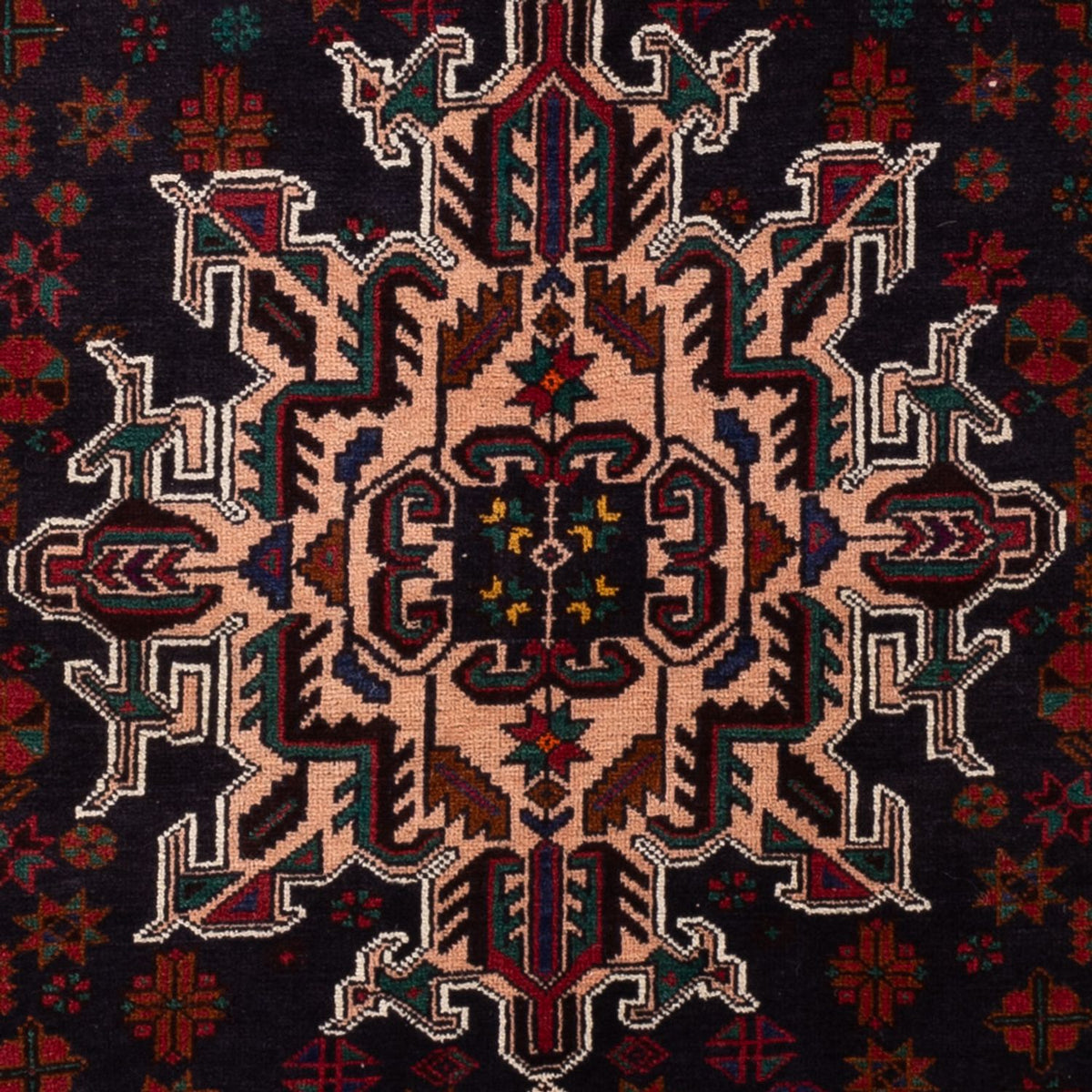 Baluch-matta - 193 x 118 cm - flerfärgad