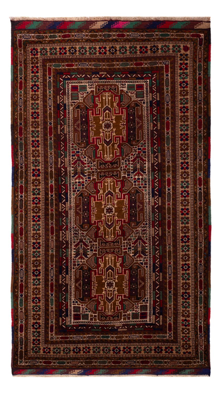 Runner Baluch-matta - 204 x 110 cm - mörk beige