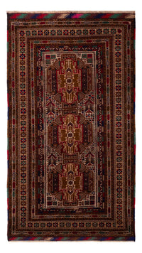 Runner Baluch-matta - 204 x 110 cm - mörk beige