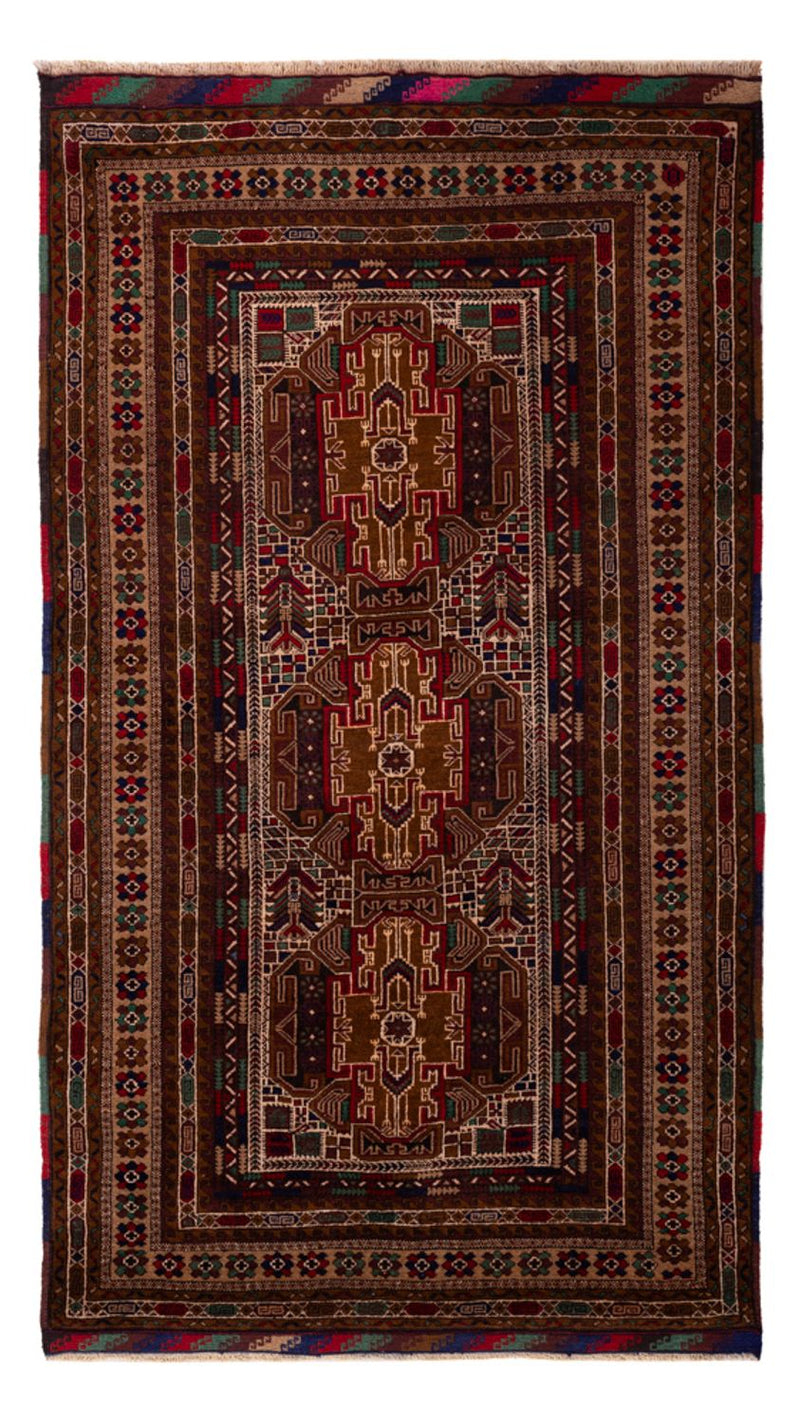 Runner Baluch-matta - 204 x 110 cm - mörk beige