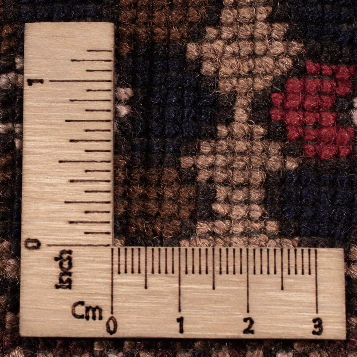 Runner Baluch-matta - 204 x 110 cm - mörk beige