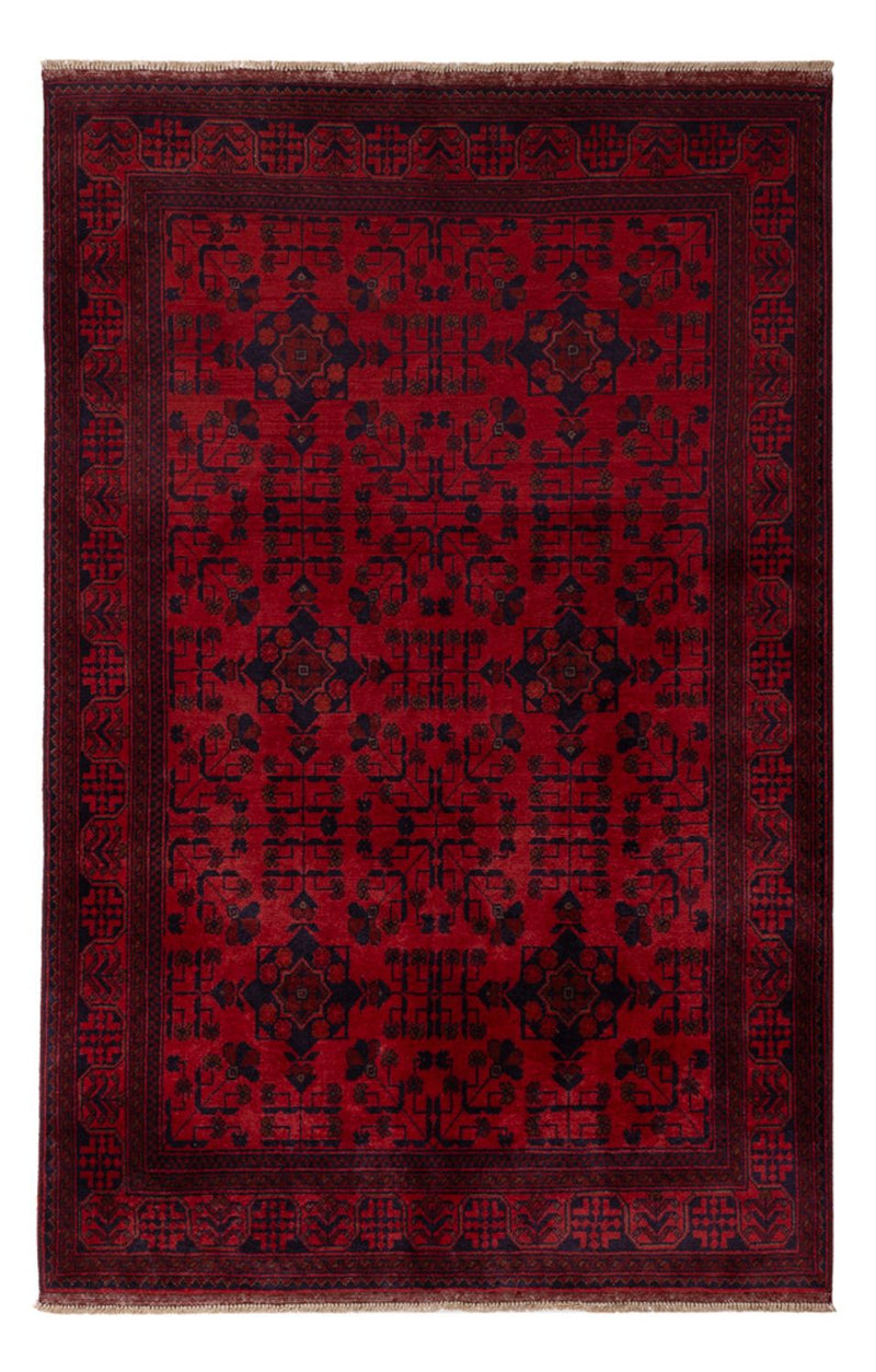 Afghansk matta - Kunduz - 200 x 125 cm - röd