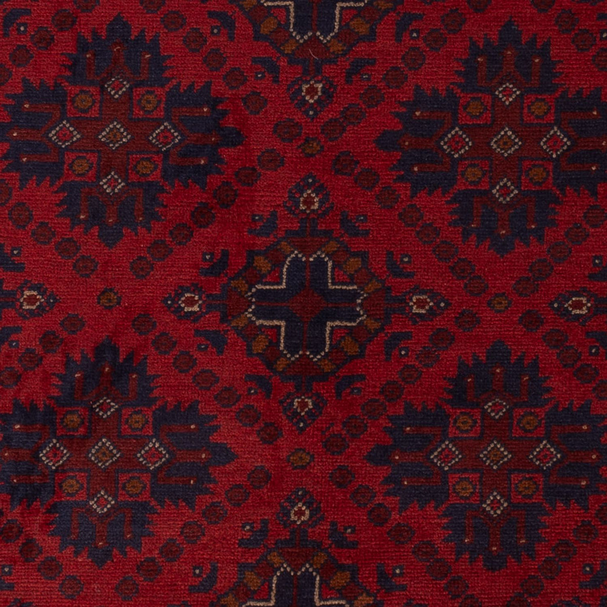 Afghansk matta - Kunduz - 200 x 122 cm - röd
