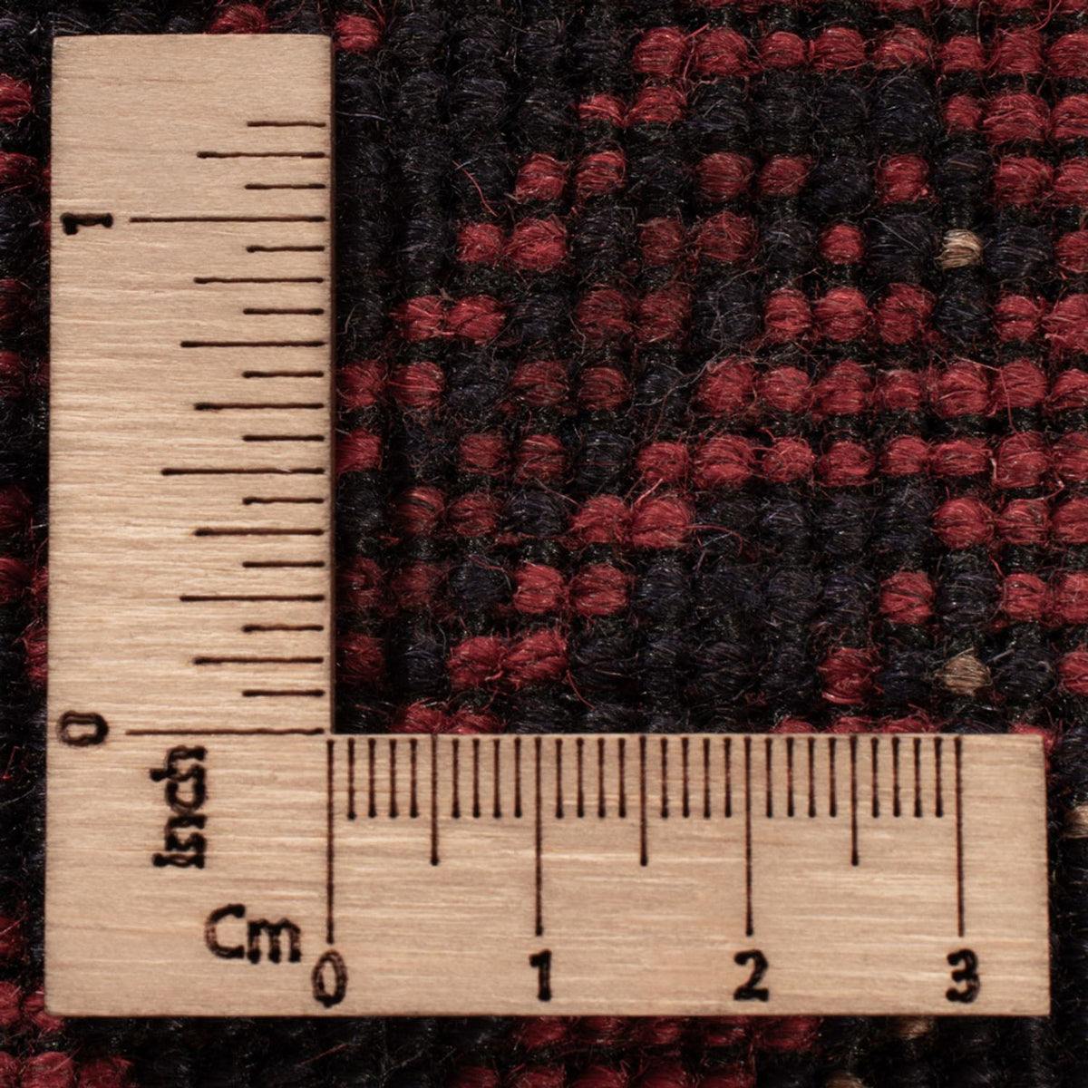 Afghansk matta - Kunduz - 203 x 128 cm - röd