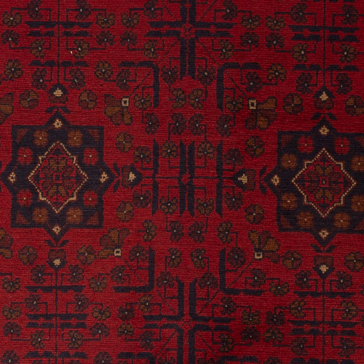 Afghansk matta - Kunduz - 201 x 126 cm - röd