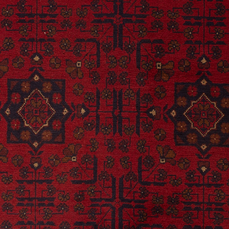 Afghansk matta - Kunduz - 201 x 126 cm - röd