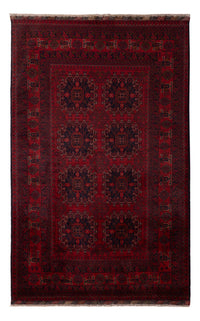 Afghansk matta - Kunduz - 202 x 127 cm - röd