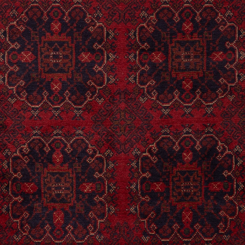 Afghansk matta - Kunduz - 202 x 127 cm - röd