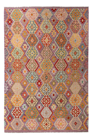 Kelim Carpet - Splash - 311 x 207 cm - flerfärgad