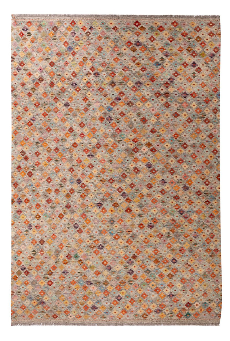 Kelim Carpet - Splash - 307 x 208 cm - flerfärgad