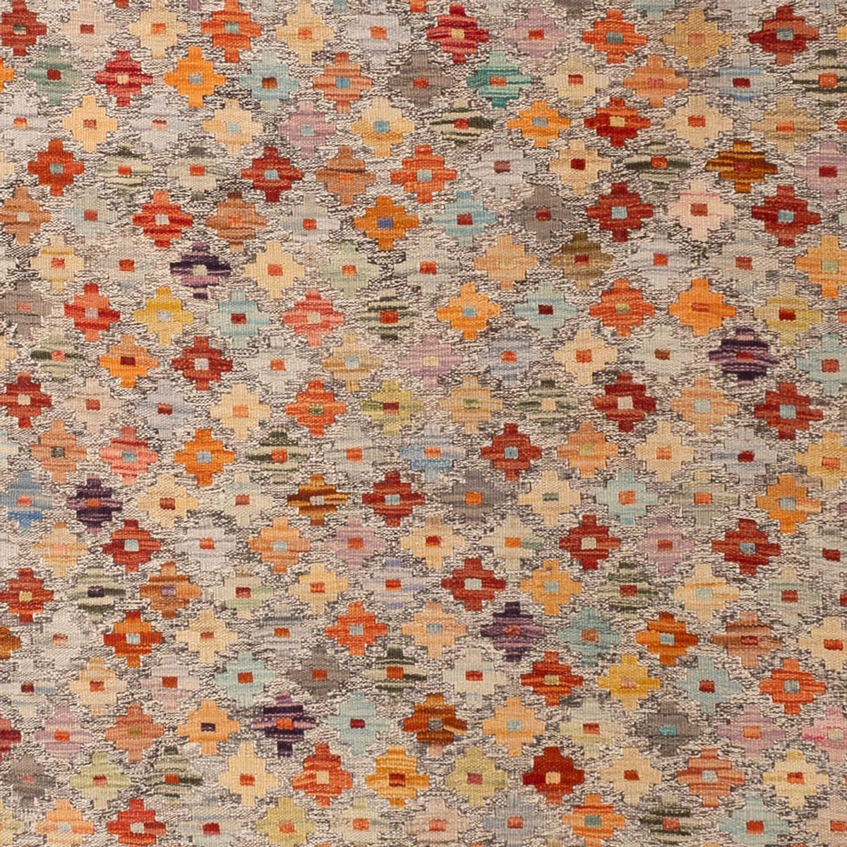 Kelim Carpet - Splash - 307 x 208 cm - flerfärgad