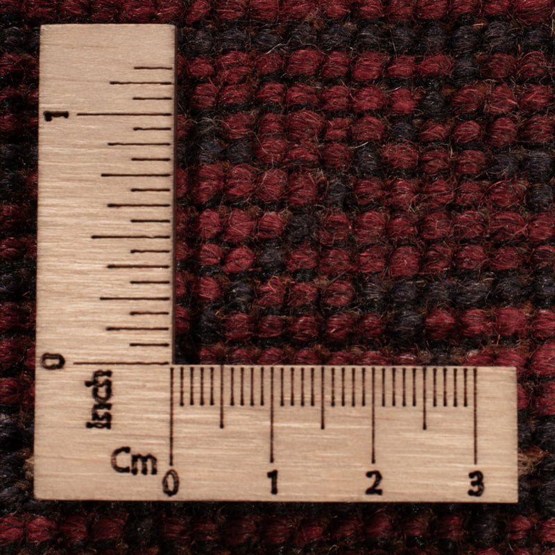 Afghansk matta - Kunduz - 196 x 125 cm - mörkröd