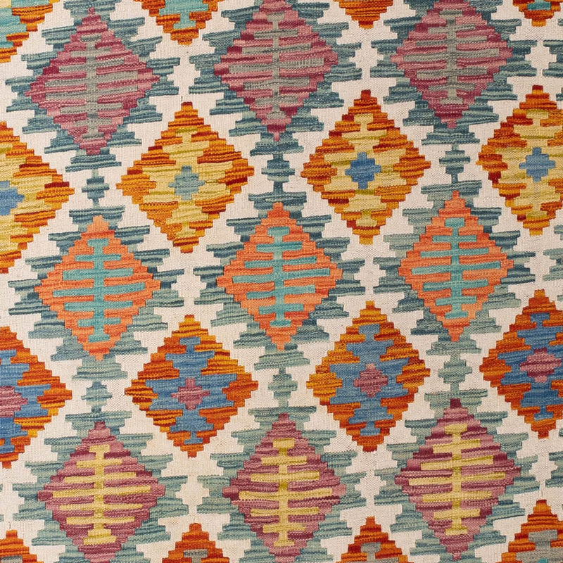 Kelim Carpet - Splash - 298 x 198 cm - flerfärgad