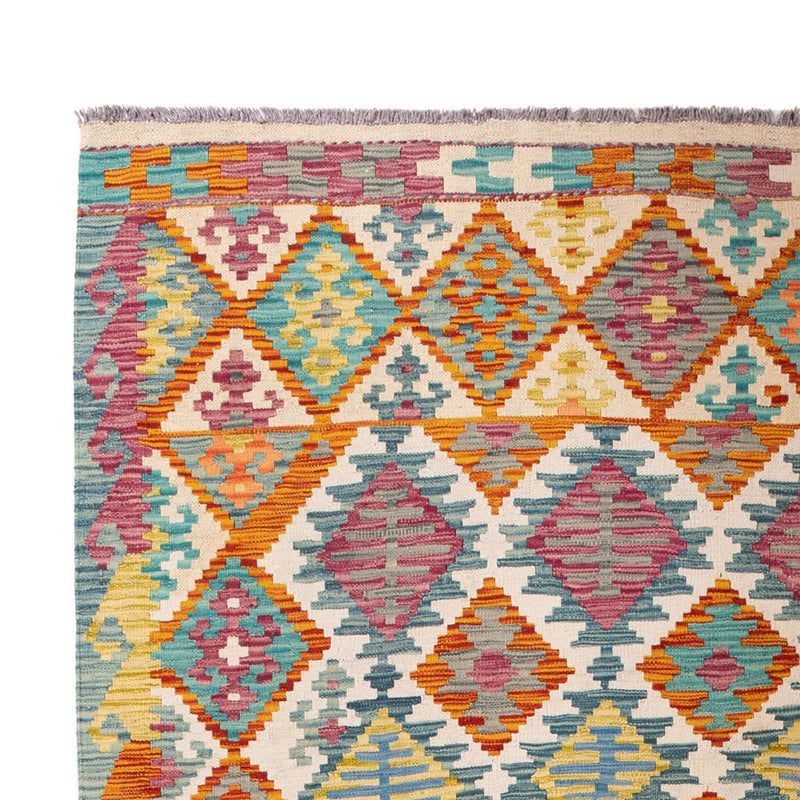 Kelim Carpet - Splash - 298 x 198 cm - flerfärgad