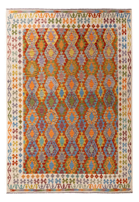 Kelim Carpet - Splash - 298 x 202 cm - flerfärgad