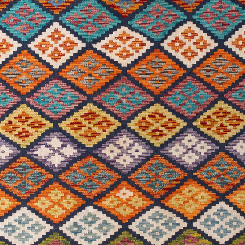 Kelim Carpet - Splash - 290 x 199 cm - flerfärgad