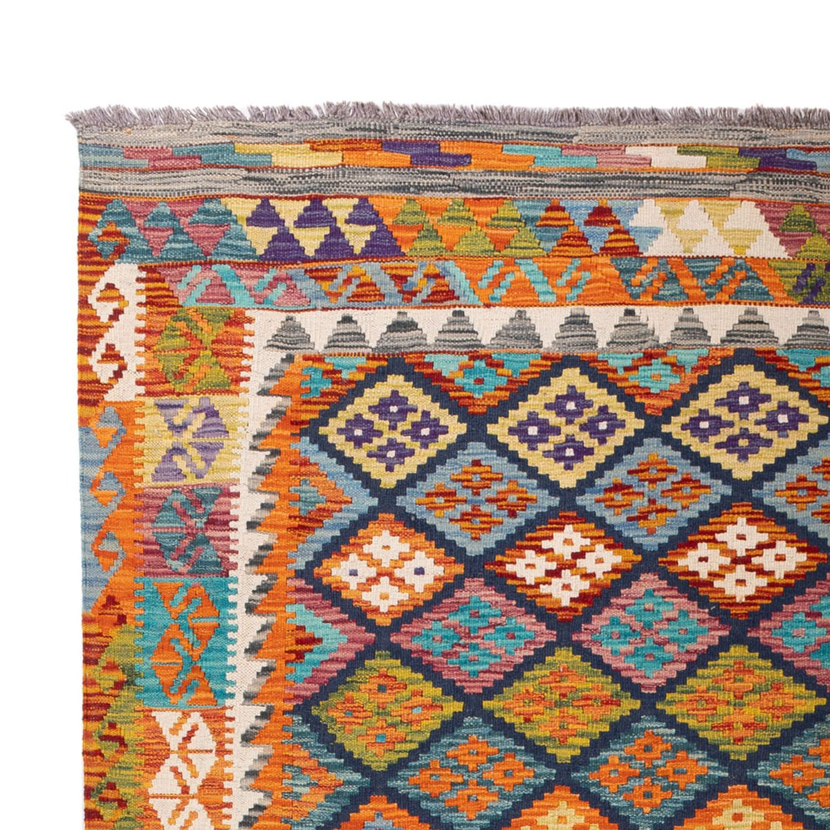 Kelim Carpet - Splash - 290 x 199 cm - flerfärgad