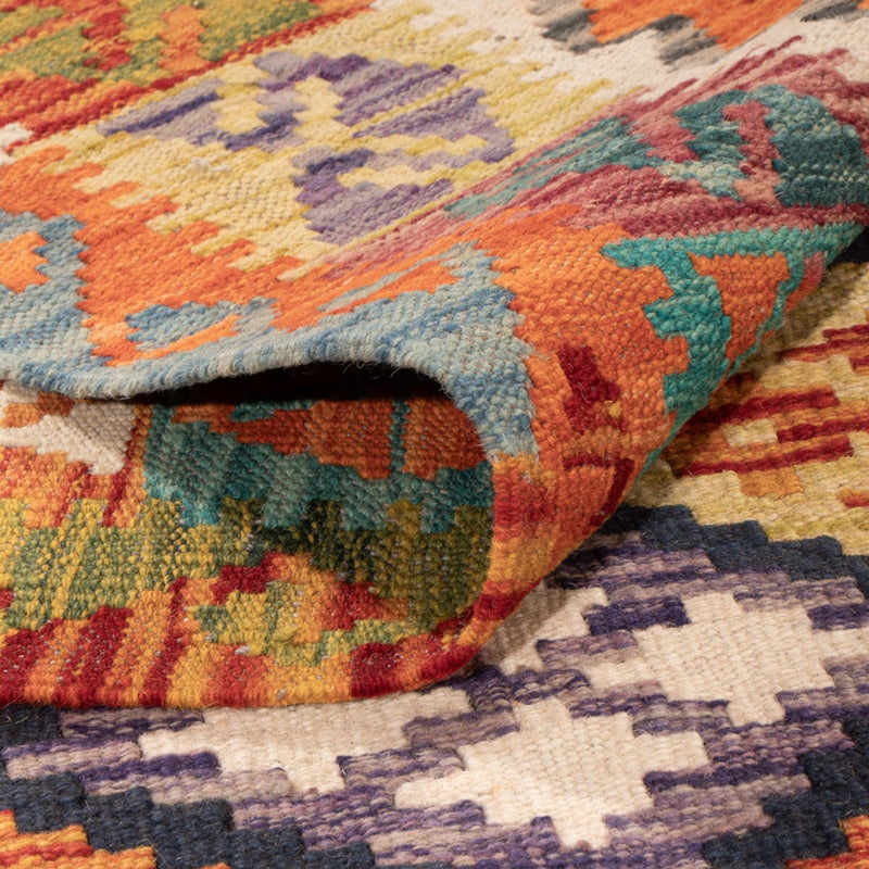 Kelim Carpet - Splash - 290 x 199 cm - flerfärgad