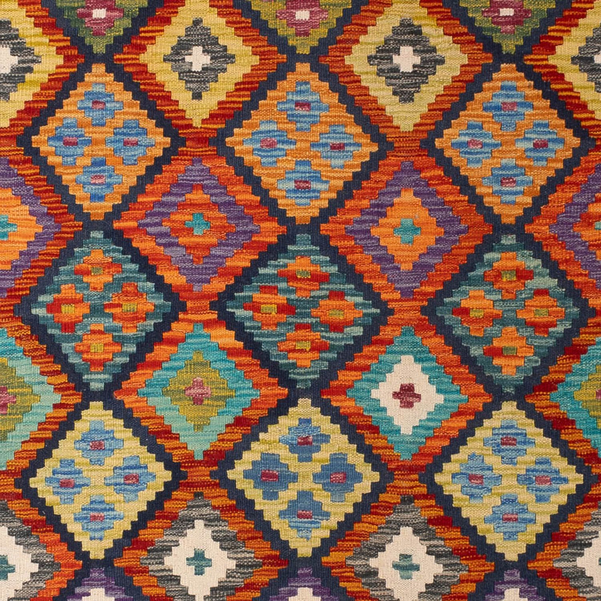 Kelim Carpet - Splash - 293 x 210 cm - flerfärgad